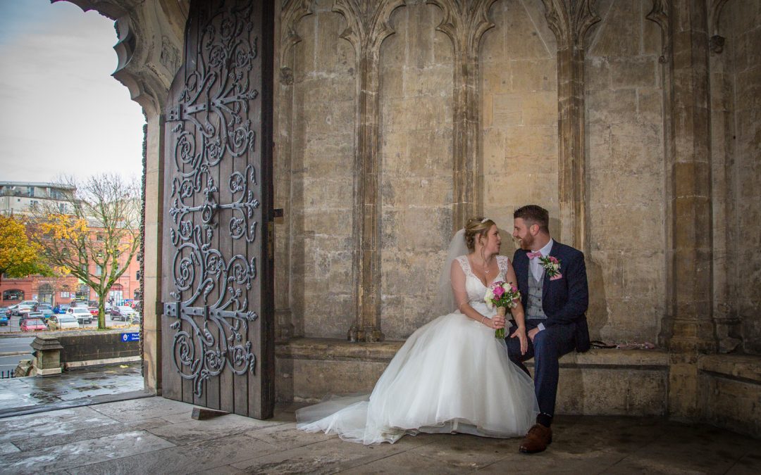 Wedding Photography St Mary Redcliffe Bristol. Carley and Michael